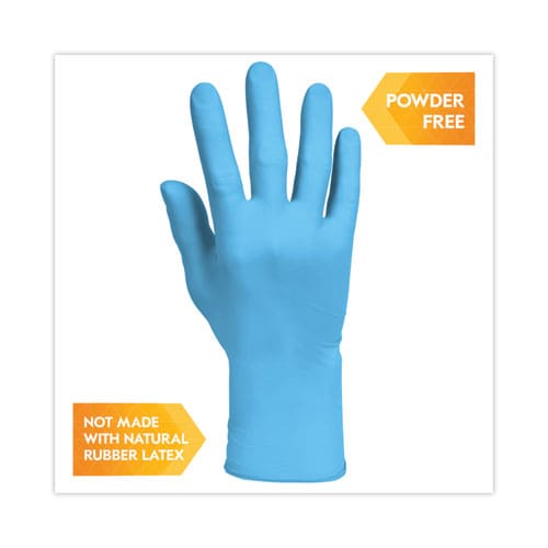 KleenGuard G10 Comfort Plus Blue Nitrile Gloves Light Blue X-large 1,000/carton - Janitorial & Sanitation - KleenGuard™