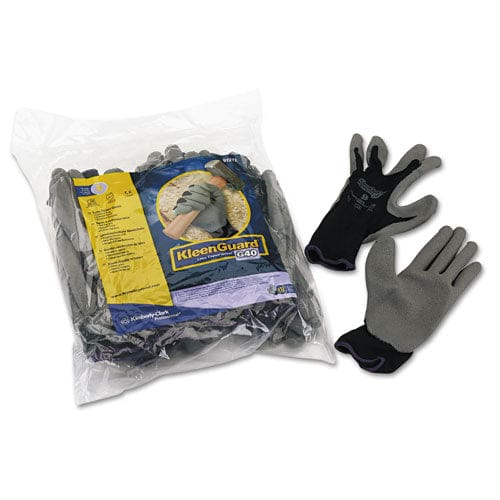 KleenGuard G40 Latex Coated Poly-cotton Gloves 250 Mm Length Large/size 9 Gray 12 Pairs - Janitorial & Sanitation - KleenGuard™