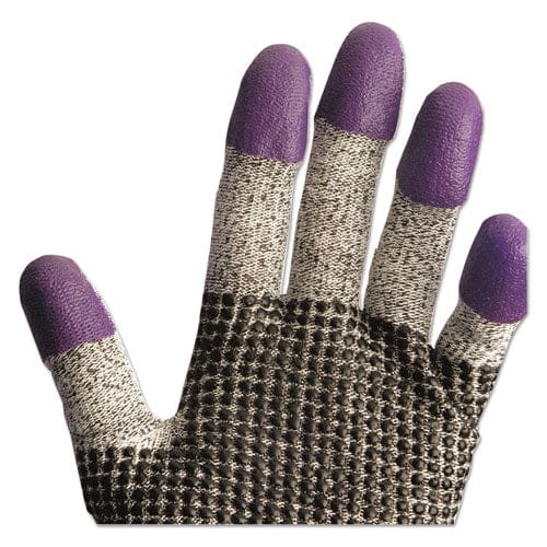 KleenGuard G60 Purple Nitrile Gloves 230 Mm Length Medium/size 8 Black/white 12 Pairs/carton - Office - KleenGuard™