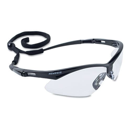 KleenGuard Nemesis Safety Glasses Black Frame Amber Lens - Office - KleenGuard™