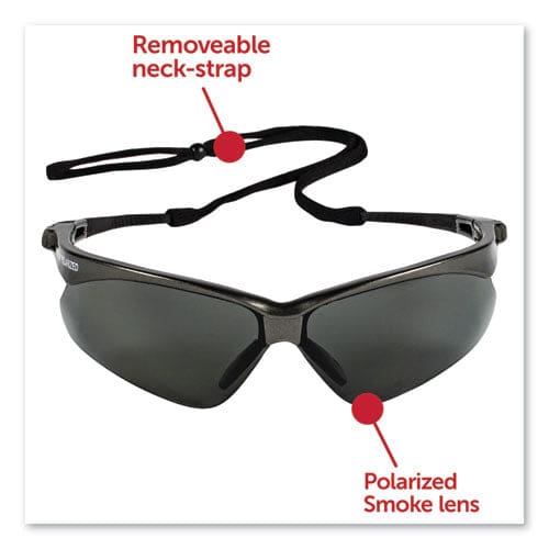 KleenGuard Nemesis Safety Glasses Gunmetal Frame Smoke Lens 12/box - Office - KleenGuard™
