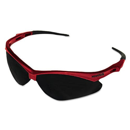 KleenGuard Nemesis Safety Glasses Red Frame Smoke Lens - Office - KleenGuard™