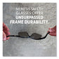 KleenGuard V30 Nemesis Safety Glasses Black Frame Smoke Lens - Office - KleenGuard™
