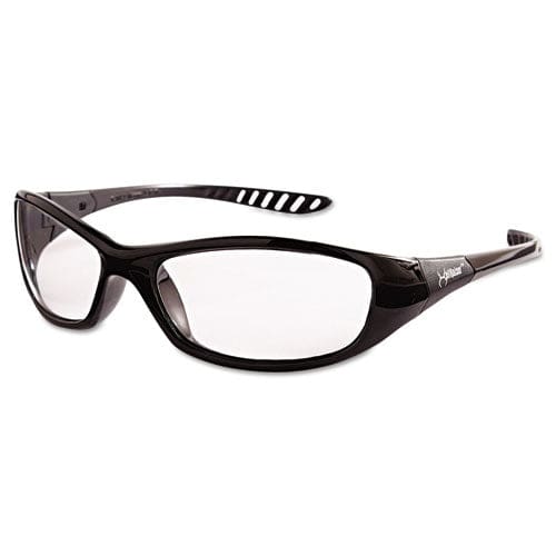 KleenGuard V40 Hellraiser Safety Glasses Black Frame Amber Lens - Office - KleenGuard™