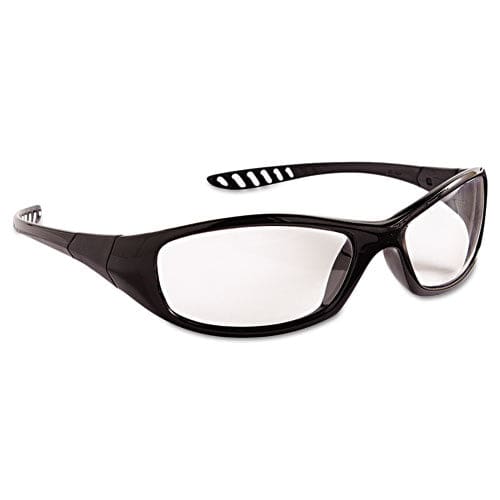 KleenGuard V40 Hellraiser Safety Glasses Black Frame Clear Lens - Office - KleenGuard™