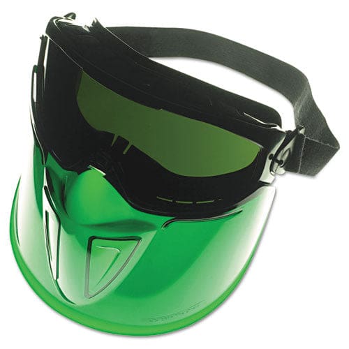 KleenGuard V90 Series Face Shield Black Frame Dark Green Lens Anti-fog - Janitorial & Sanitation - KleenGuard™