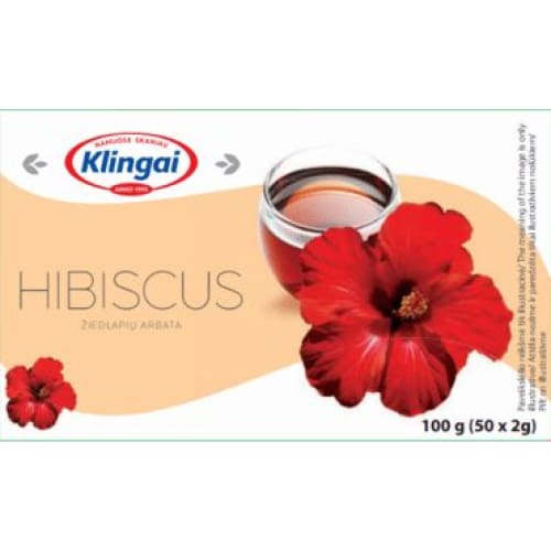 KLINGAI HIBISCUS Chinese Rose Tea 50 pcs. - Klingai Hibiscus