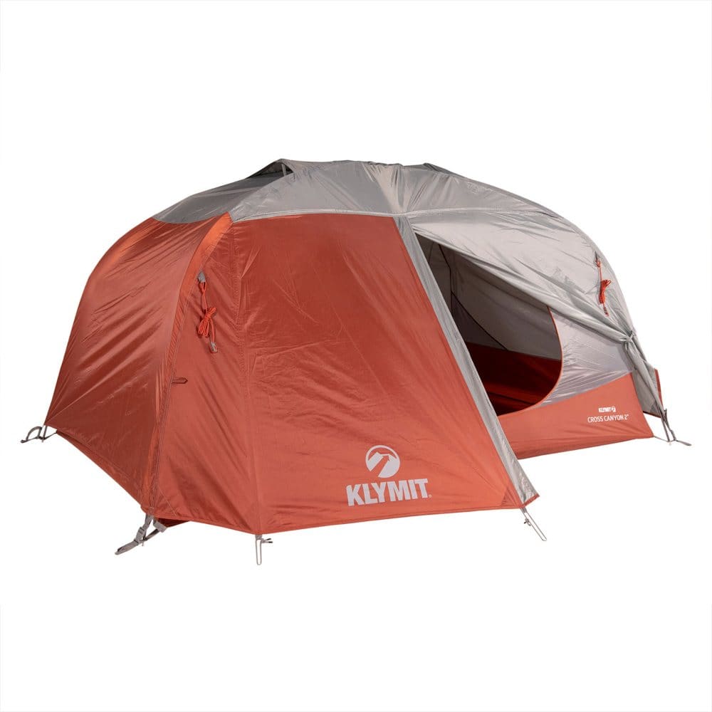 Klymit Cross Canyon 2-Person (3 Season) Tent - Red - Camping Equipment - Klymit