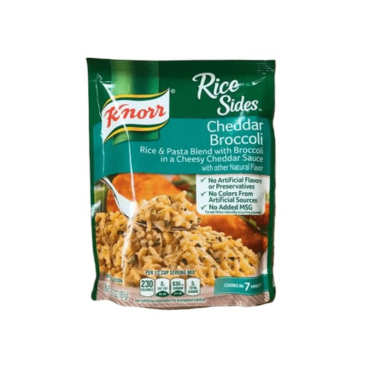 Knorr Cheddar Broccoli Rice & Pasta Blend, 5.6 oz - ShelHealth.Com