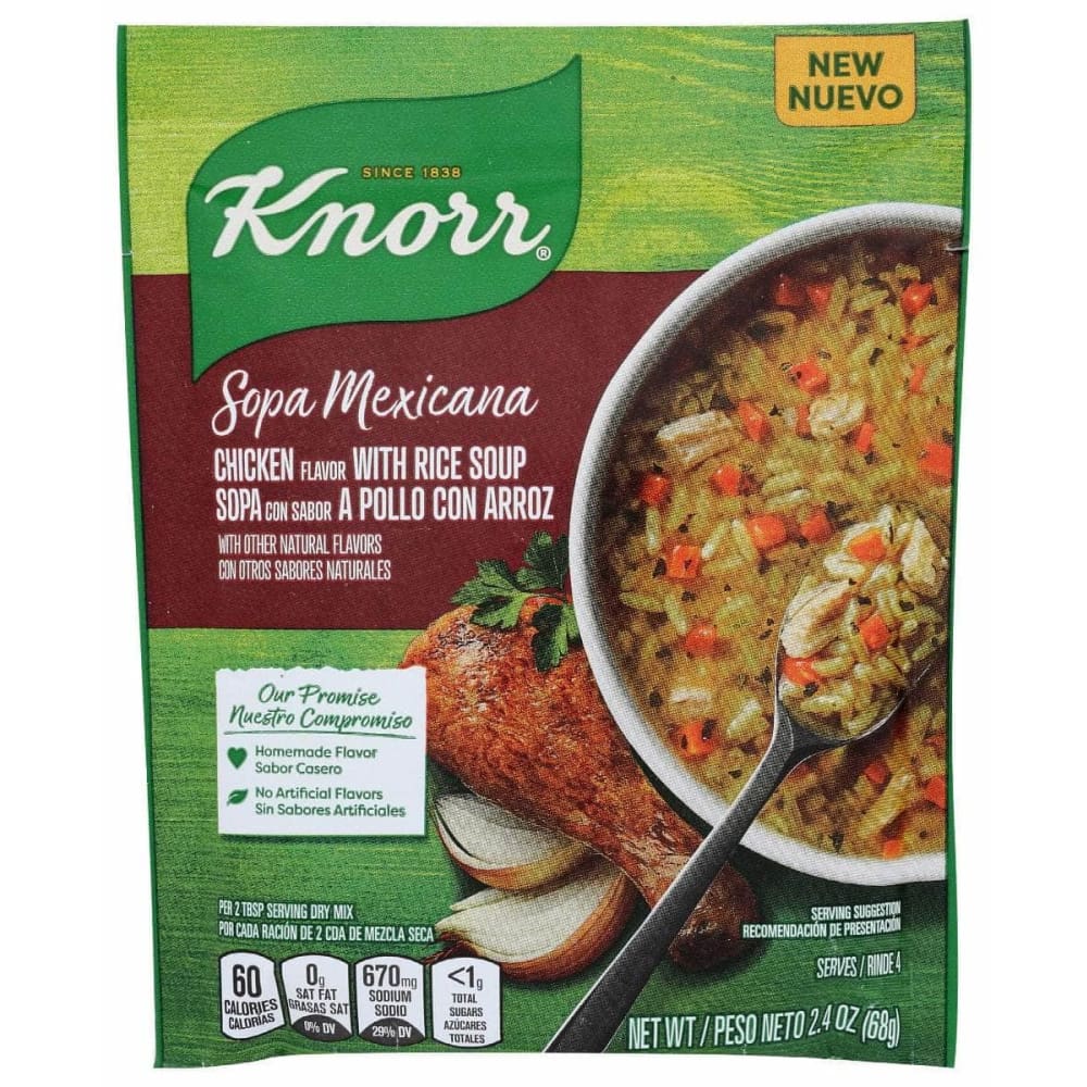 KNORR Knorr Soup Chicken Rice Mexican, 2.4 Oz