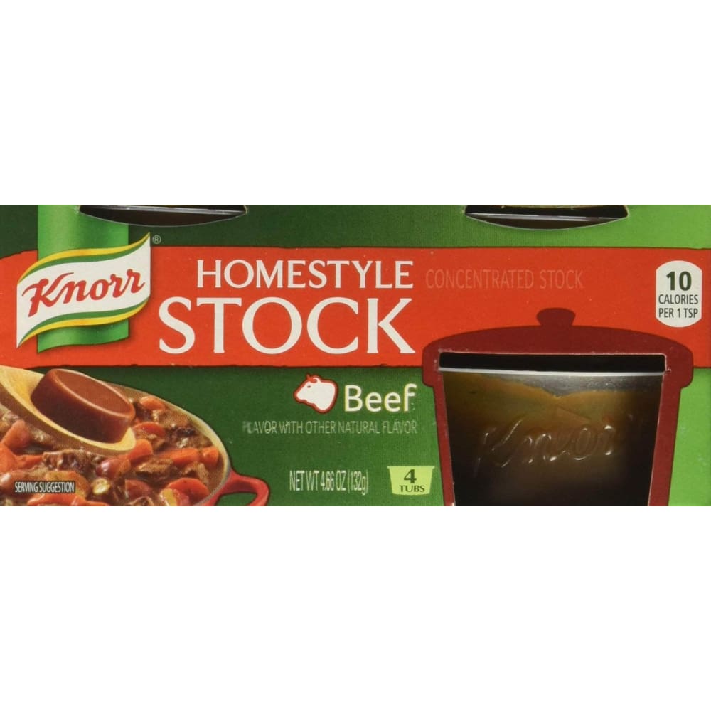 Knorr Knorr Stock Beef Homestyle 4 Pack, 4.66 oz