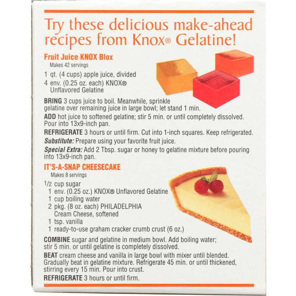 KNOX: Gelatin Unflavored 1 oz - Grocery > Pantry - KNOX