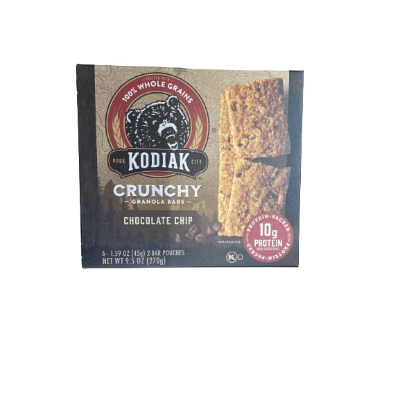 Kodiak Cakes Kodiak Cakes Crunchy Granola Bars, 10g of Protein, 6 ct, Multiple Choice Flavor, 9.5 oz