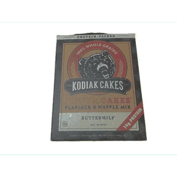 Kodiak Cakes Protein Pancake Power Cakes, Flapjack & Waffle Baking Mix, Buttermilk, 20 oz (Pack of 3) - ShelHealth.Com