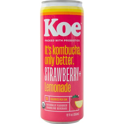 Koe Kombucha Strawberry Lemonade 12 ea - Koe
