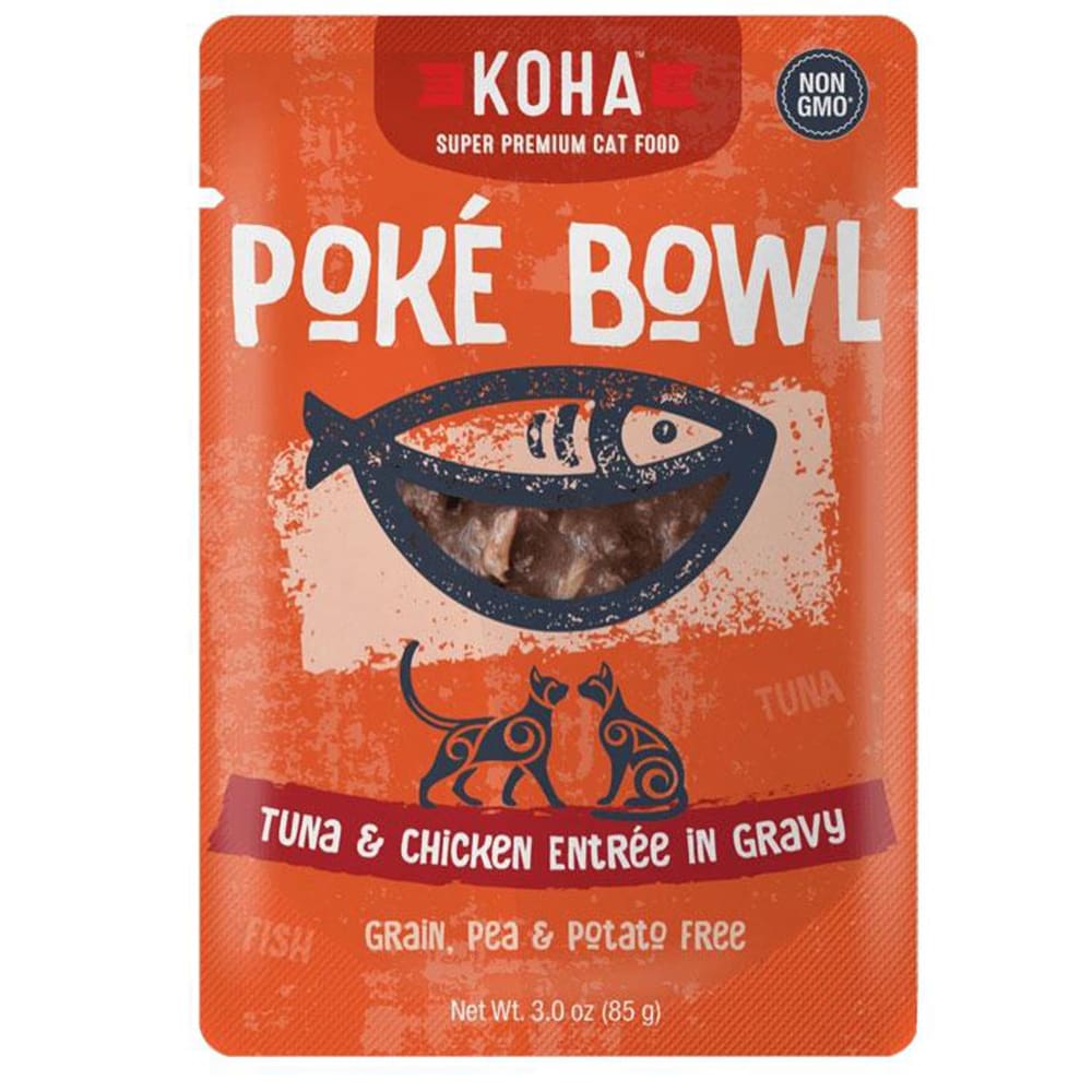 Koha Cat Grain Free Pok Tuna and Chicken 3oz.(Case of 24) - Pet Supplies - Koha
