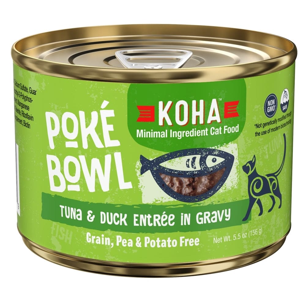 Koha Cat Grain Free Pok Tuna and Duck 5.5oz.(Case of 24) - Pet Supplies - Koha