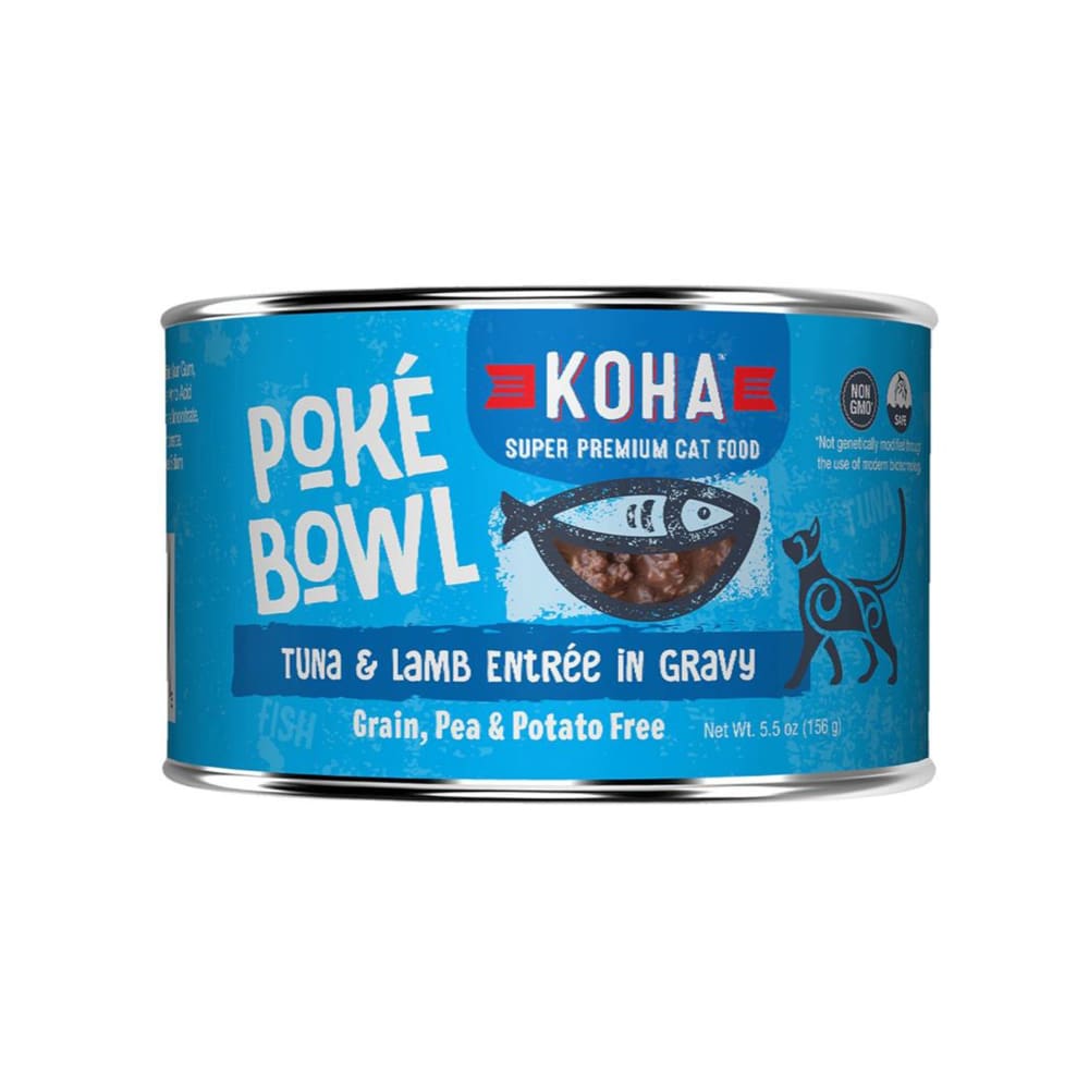 Koha Cat Grain Free Pok?? Tuna and Lamb 5.5oz.(Case of 24) - Pet Supplies - Koha