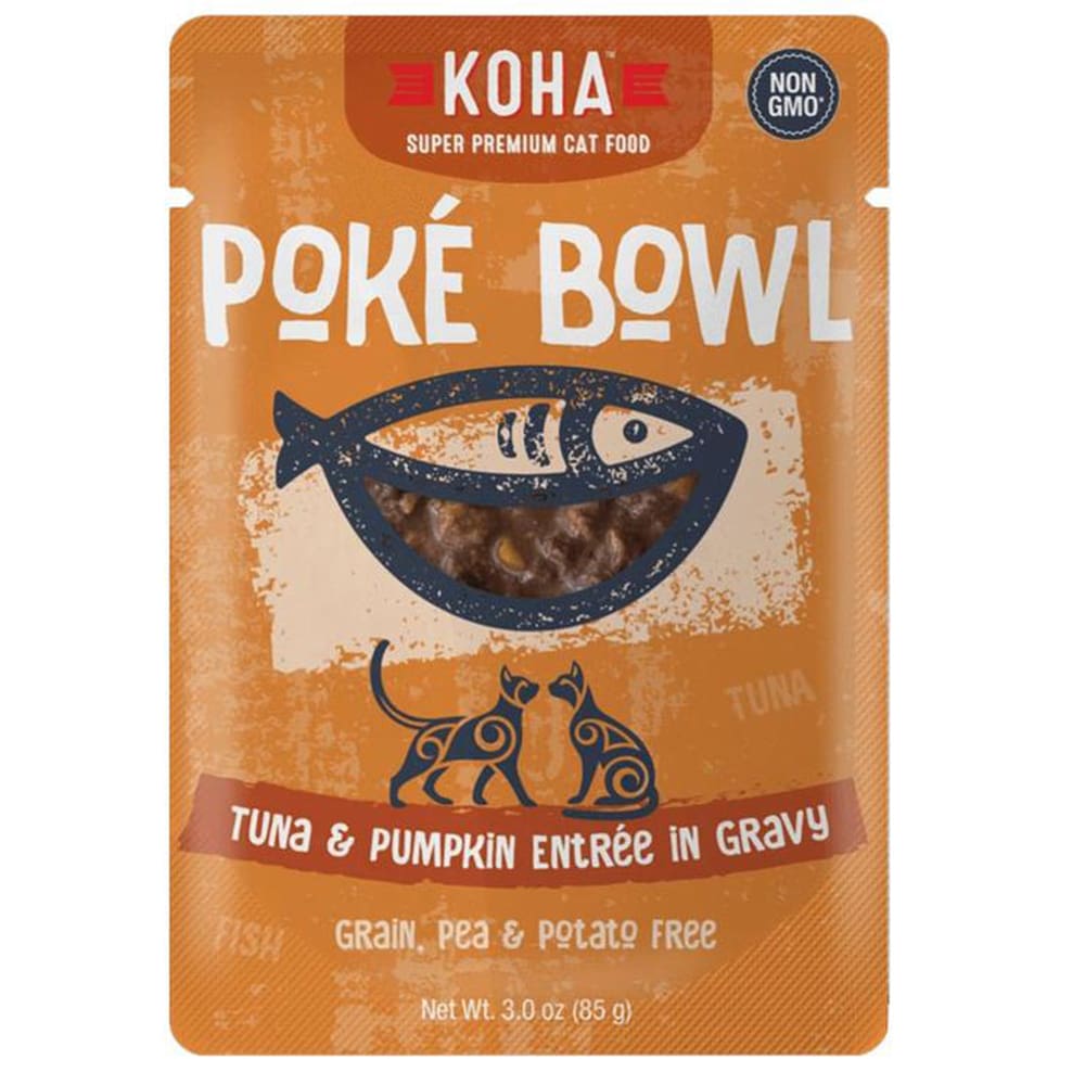 Koha Cat Grain Free Pok Tuna and Pumpkin 3oz.(Case of 24) - Pet Supplies - Koha