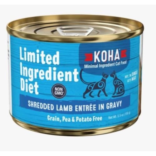 Koha Cat Limited Ingredient Grain Free Shredded Lamb 5.5oz.(Case of 24) - Pet Supplies - Koha