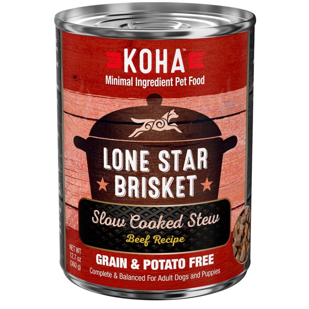Koha Dog Grain Free Lone Star Stew 12.7oz.(Case of 12) - Pet Supplies - Koha