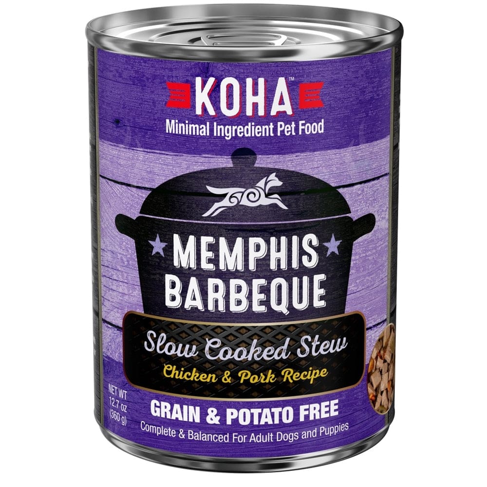 Koha Dog Grain Free Memphis BBQ Stew 12.7oz.(Case of 12) - Pet Supplies - Koha