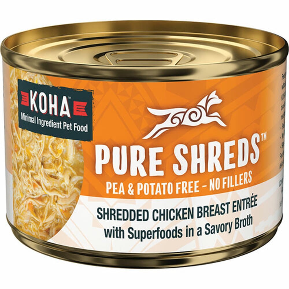 Koha Dog Grain Free Shredded Chicken 5.5oz.(Case of 12) - Pet Supplies - Koha