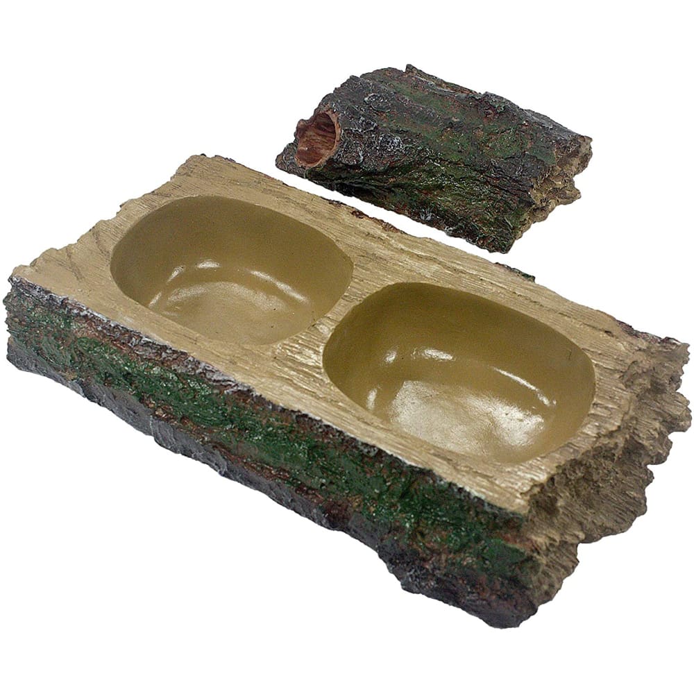 Komodo Forest Dual Feeder Bowl Brown - Pet Supplies - Komodo