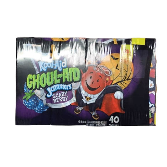 Kool-Aid Choul-Aid Jammers Scary Berry, 40 Pouches - ShelHealth.Com