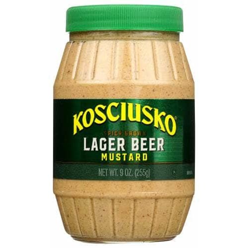KOSCIUSKO Grocery > Pantry > Condiments KOSCIUSKO: Spicy Brown Beer Mustard, 9 oz