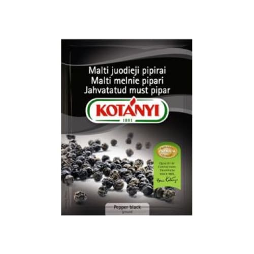 KOTANYI Ground Black Pepper 0.71 oz. (20g.) - Kotányi