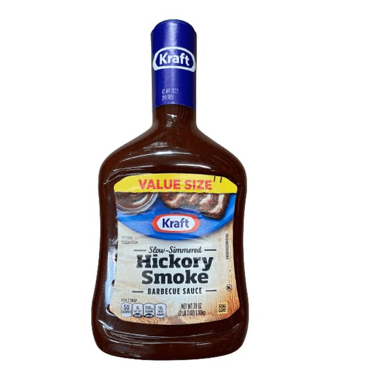 Kraft Kraft Hickory Smoke Slow-Simmered Barbecue BBQ Sauce Value Size, 39 oz Bottle