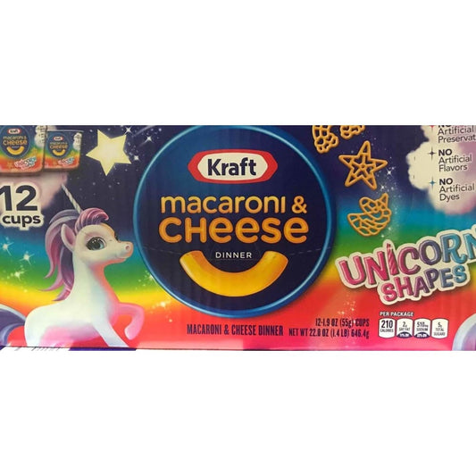 Kraft Macaroni & Cheese Dinner, Unicorn Shapes, 22.8 Ounce - ShelHealth.Com
