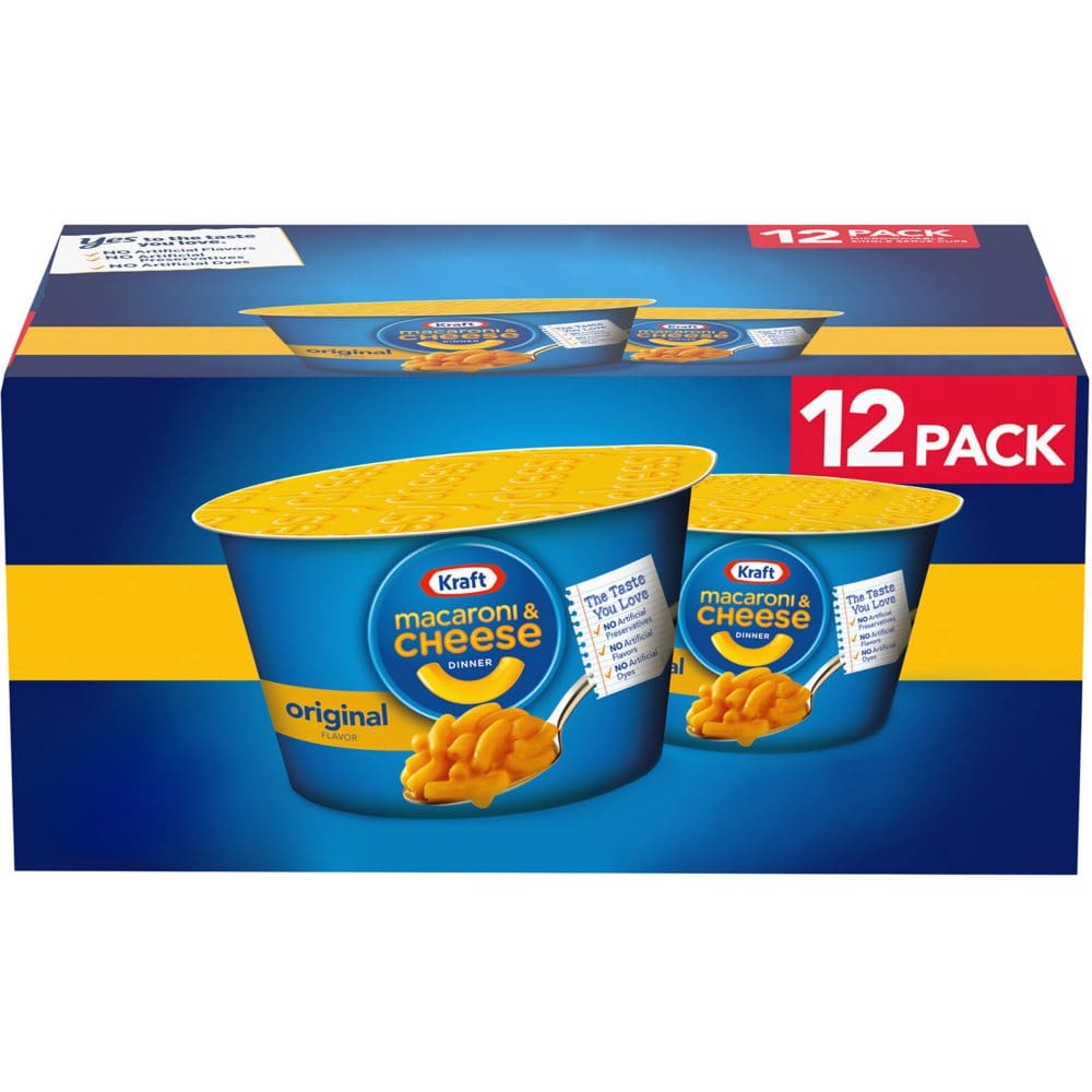 Kraft Original Macaroni and Cheese Easy Microwavable Dinner (12 pk.) - Pasta & Boxed Meals - Kraft Original