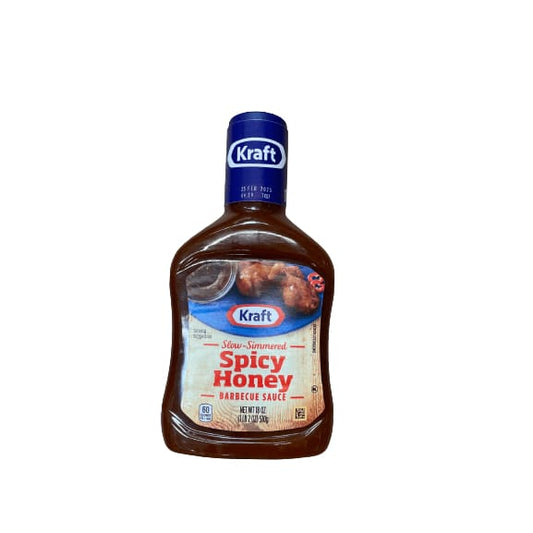 Kraft Kraft Spicy Honey Slow-Simmered Barbecue BBQ Sauce, 18 oz Bottle