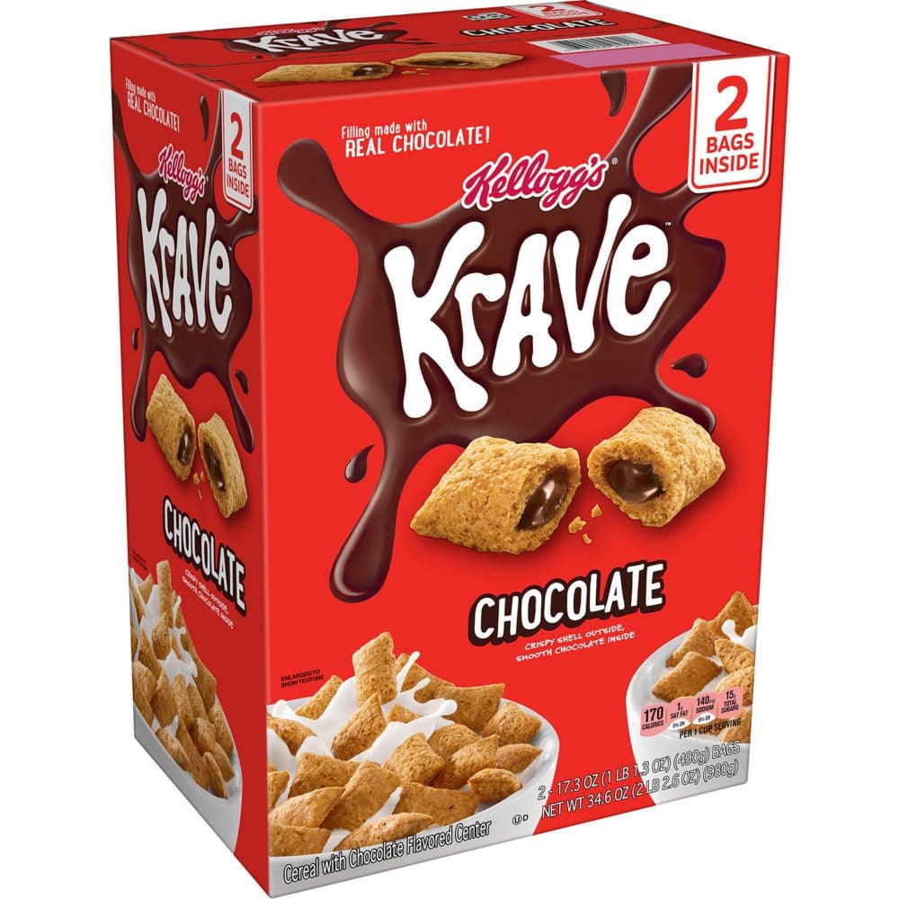 Serial Breakfest Krave Chocolate Breakfast Cereal (34.6 oz.) | ShelHealth