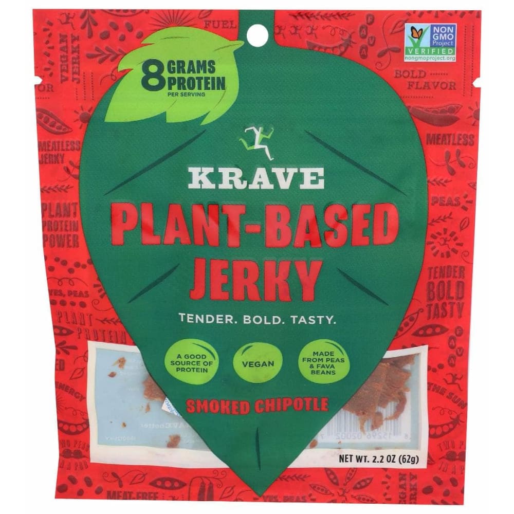 KRAVE KRAVE Plant Based Smoked Chipotle Jerky, 2.2 oz