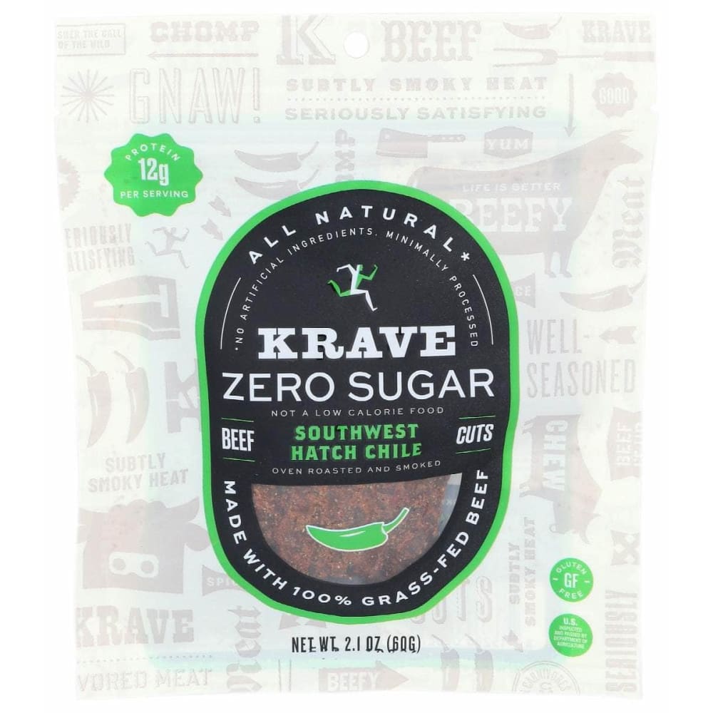 KRAVE KRAVE Zero Sugar Southwest Hatch Chile, 2.1 oz