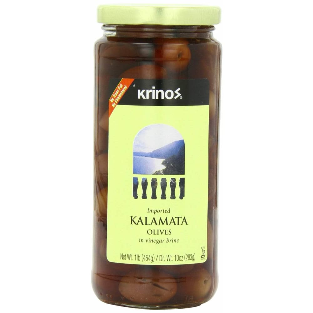 Krinos Krinos Imported Kalamata Olives in Vinegar Brine, 16 oz