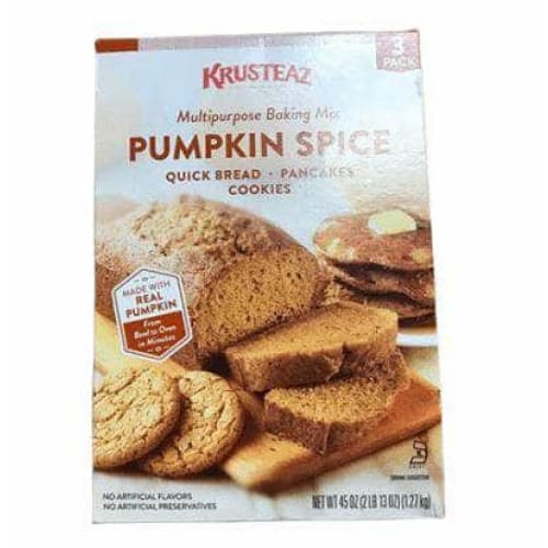 Krusteaz Krusteaz Pumpkin Spice Quick Bread - 3 (15 oz) Pack Box