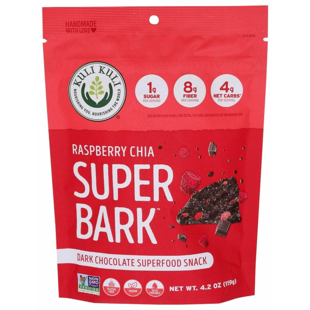 KULI KULI Grocery > Refrigerated KULI KULI: Super Bark Raspberry Chia, 4.2 oz