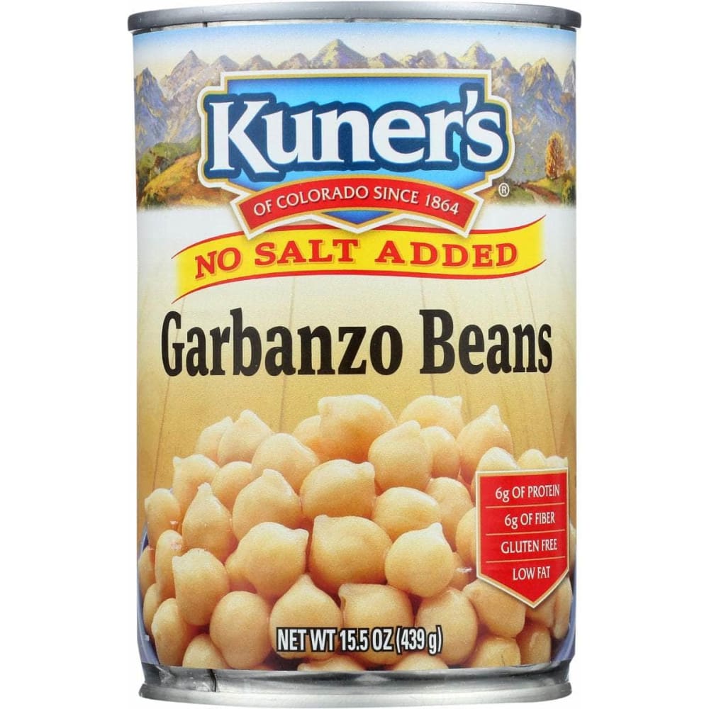 KUNERS KUNERS No Salt Added Garbanzo Beans, 15.5 oz