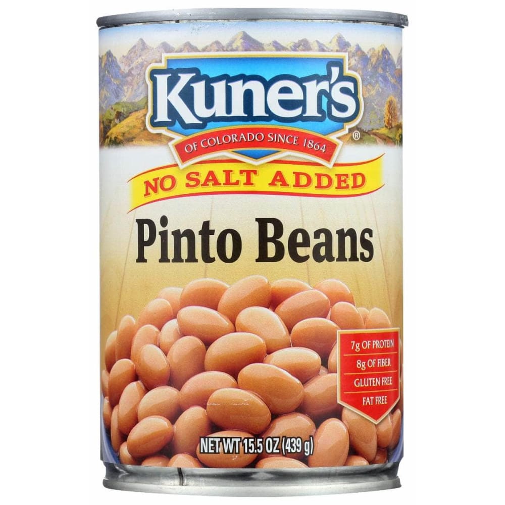 KUNERS KUNERS No Salt Added Pinto Beans, 15.5 oz
