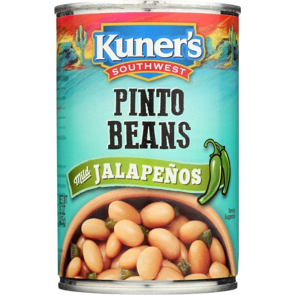 KUNERS KUNERS Pinto Beans With Mild Jalapenos, 15 oz