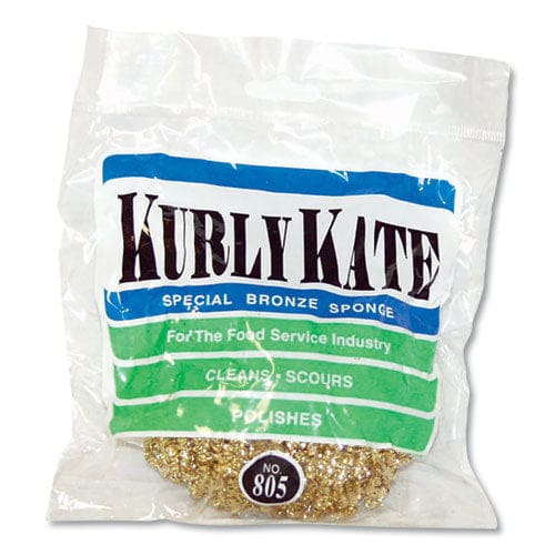 Kurly Kate Brass Scrubber 50 G Gold 72/carton - Janitorial & Sanitation - Kurly Kate®