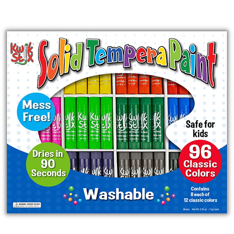 Kwik Stix Tempera Paint Classpack 96Pc Set - Paint - The Pencil Grip