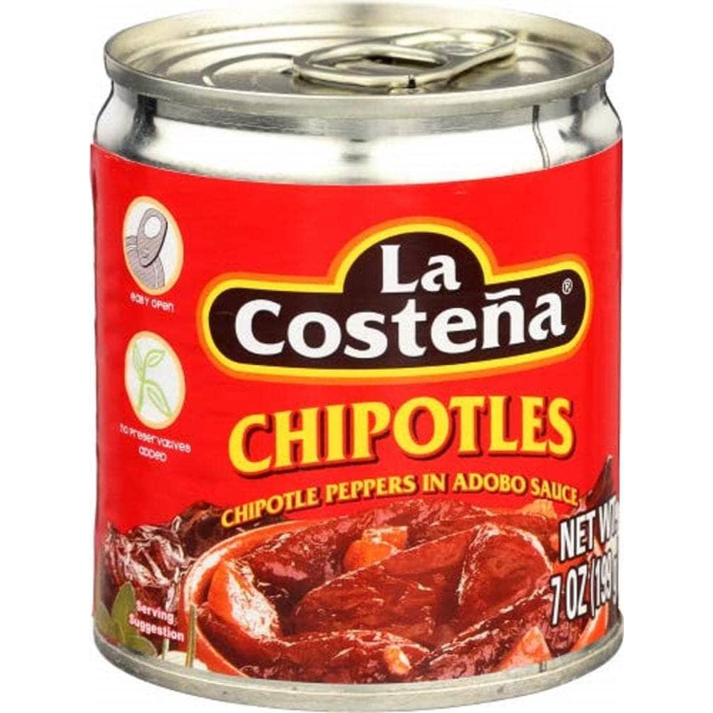LA COSTENA La Costeã‘A Chipotles Peppers In Adobo Sauce, 7 Oz