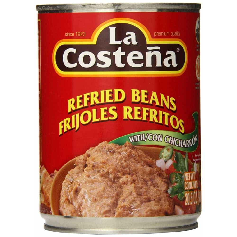 LA COSTENA LA COSTENA Refried Beans with Chicharrone, 20.5 oz
