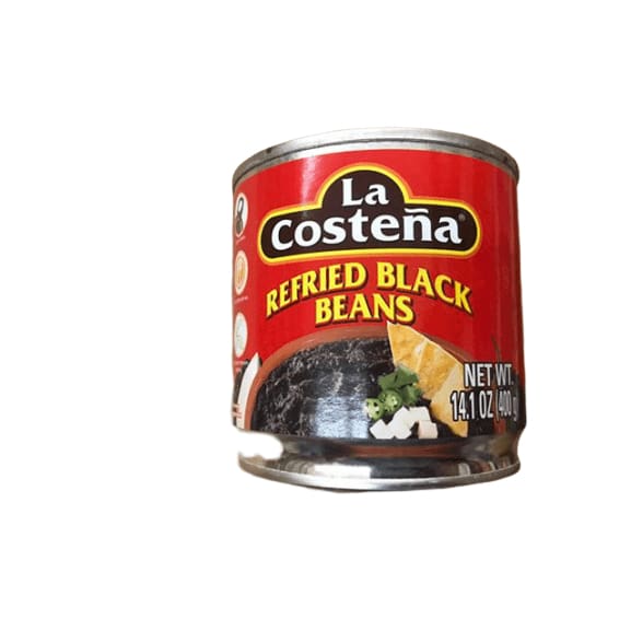 La Costena Refried Black Beans, 14.1 Ounce - ShelHealth.Com