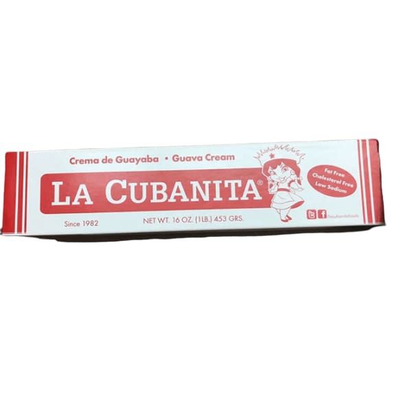 La Cubanita Crema de Guayaba, Guava Cream 453 gr. - ShelHealth.Com
